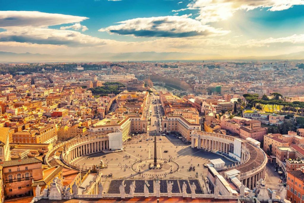 Rome pilgrimage to Italy Vatican view Joe Walsh Tours Pilgrimages