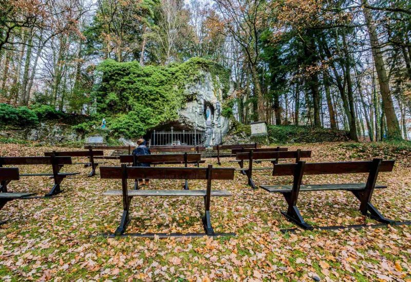 prayer Grotto Lourdes pilgrimage France Joe Walsh Tours travel