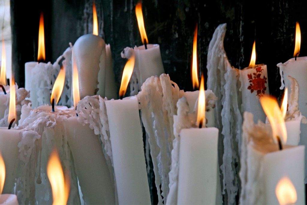 candles Lourdes sanctuary Joe Walsh Tours Pilgrimages travel