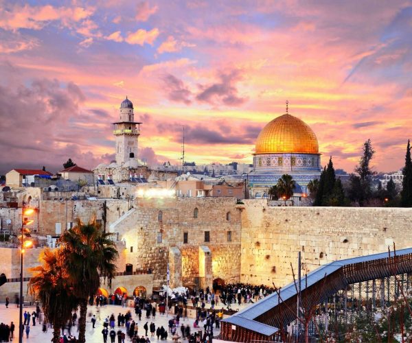 Group pilgrimage to the Holy Land sunset Jerusalem travel tips for your trip to the Holy Land Joe Walsh Tours travel