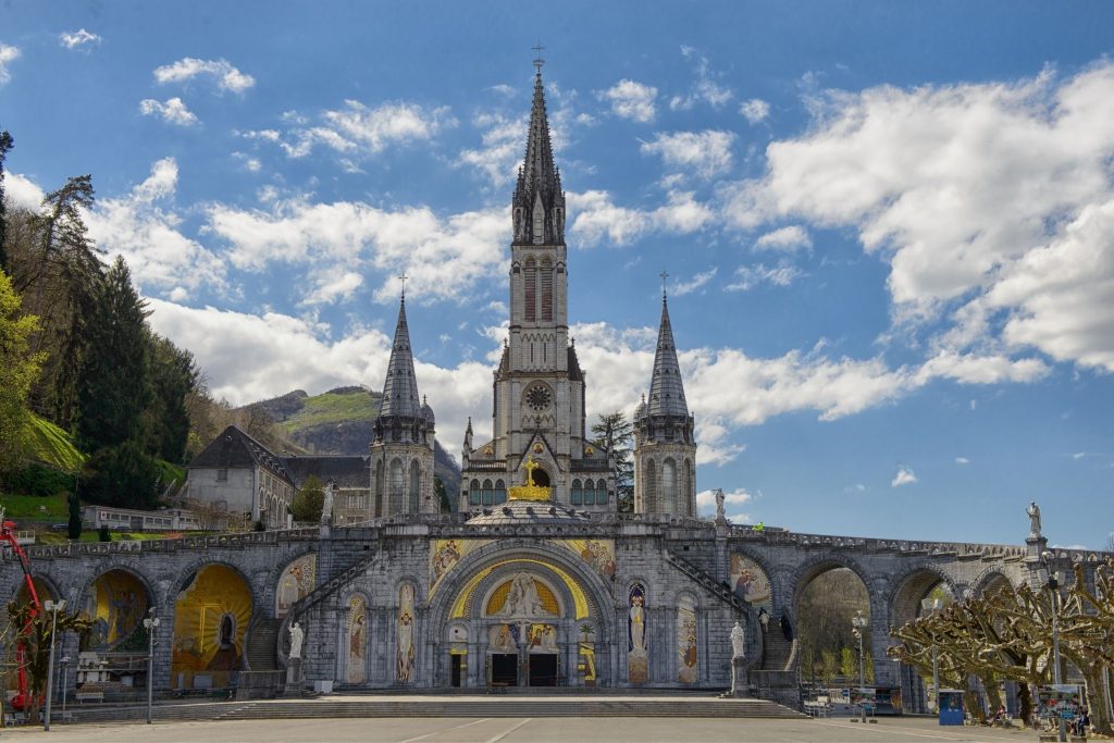 Pilgrimage to Lourdes France basilica Joe Walsh Tours Pilgrimages