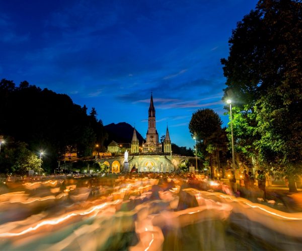 Easter Pilgrimages Lourdes candle procession Joe Walsh Tours