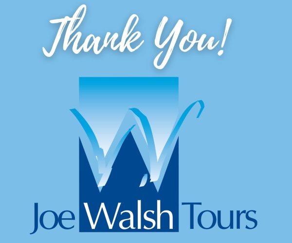 Thank you! feedback JOE WALSH TOURS