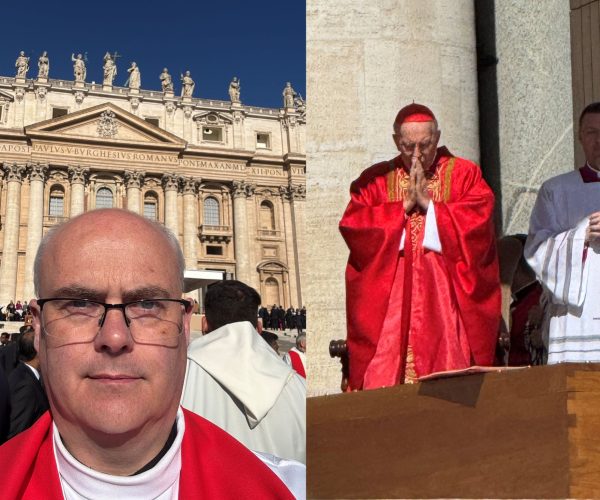 Very Rev Michael Toomey on Pope Francis at the funeral in Rome Joe Walsh Tours (1)