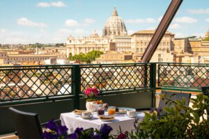 Rome City Break - Atlante Star Hotel Terrace - Italy - JOE WALSH TOURS