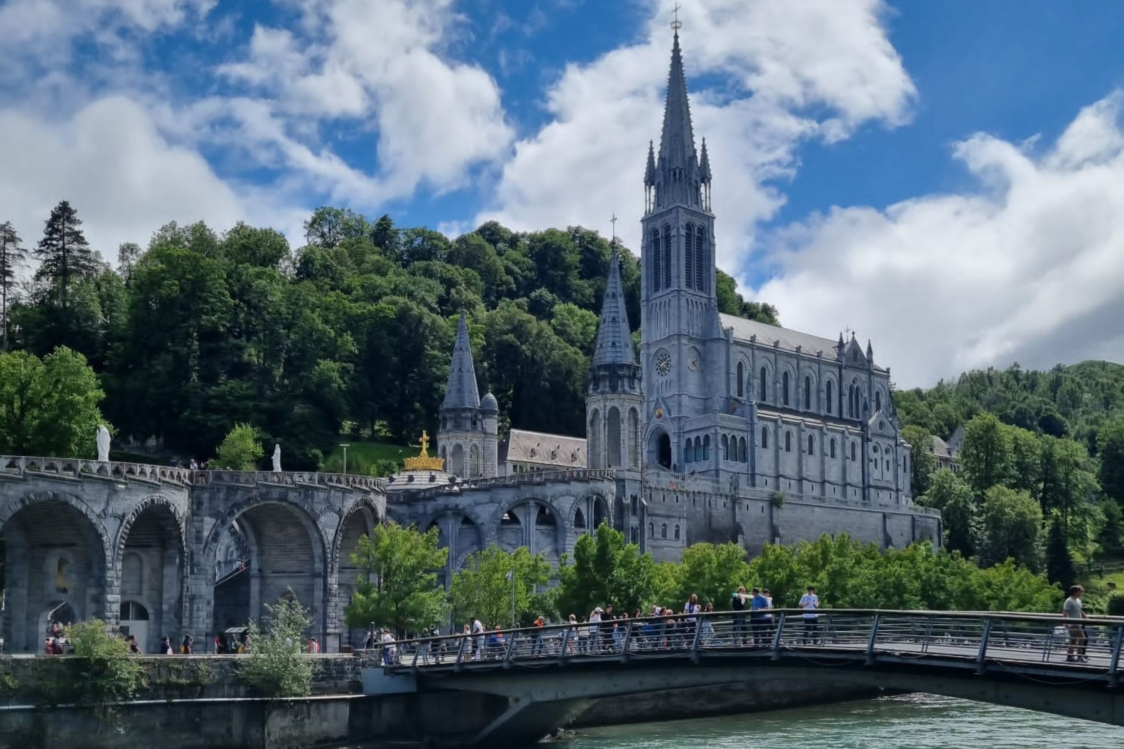 happiness in Lourdes Joe Walsh Tours